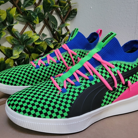 Mens Puma Clyde Court Size 14 Summertime - Picture 1 of 7